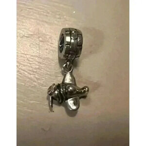 925 Silver | Airplane Dangle Charm Bracelet Bead
